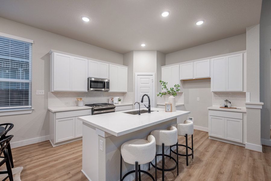Furnished interior view inside a new home in Stillwater Ranch, San Antonio (Image 13). Furnished interior view inside a new home in Stillwater Ranch, San Antonio (Image 13).