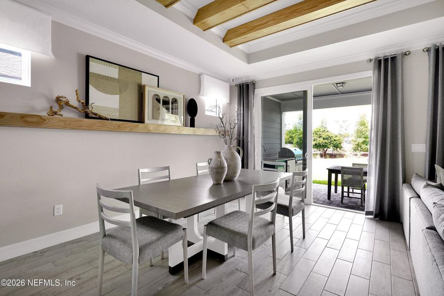 Furnished interior view inside a new home in , Yulee (Image 9). Furnished interior view inside a new home in , Yulee (Image 9).