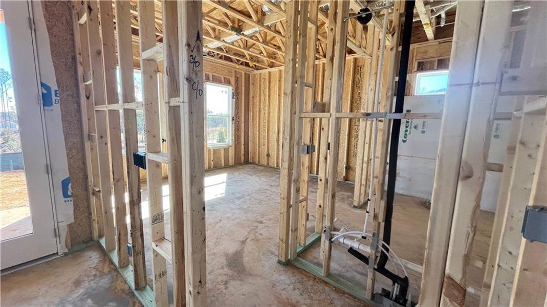 In-progress construction of a new home in , Canton, GA (Image 19).