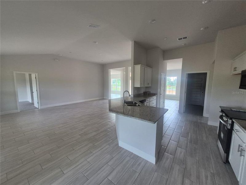 Furnished interior view inside a new home in Hill Country Estates, Dade City (Image 7). Furnished interior view inside a new home in Hill Country Estates, Dade City (Image 7).