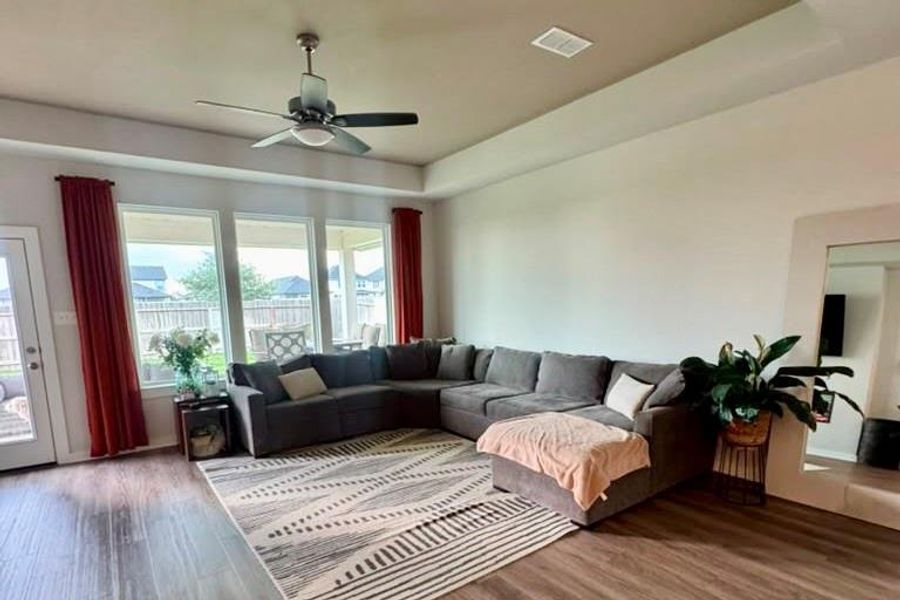 Furnished interior view inside a new home in , Cypress (Image 11).