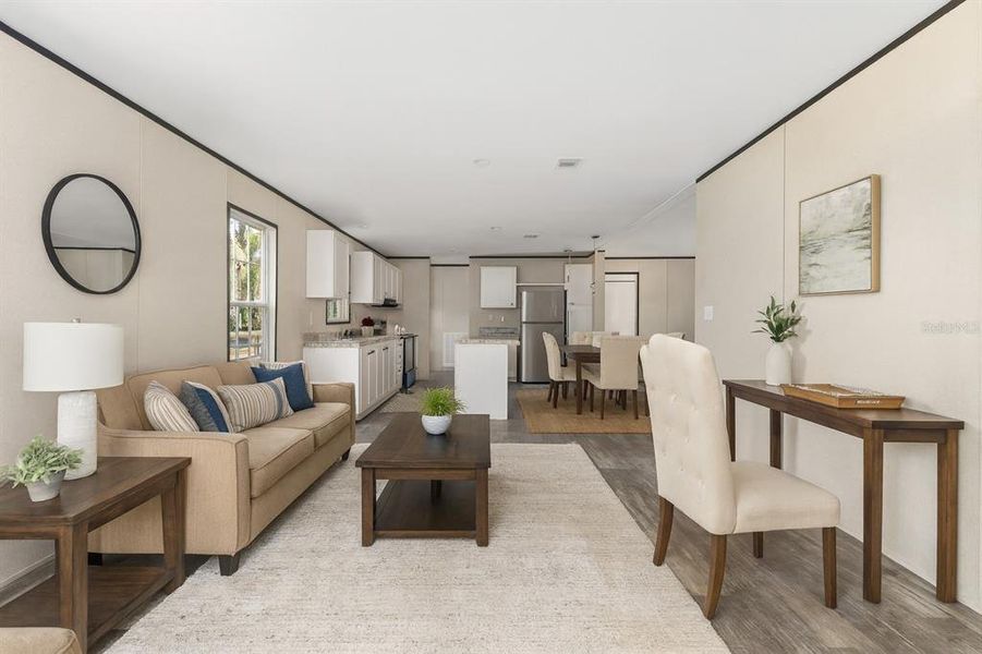 Furnished interior view inside a new home in , Trenton (Image 8).