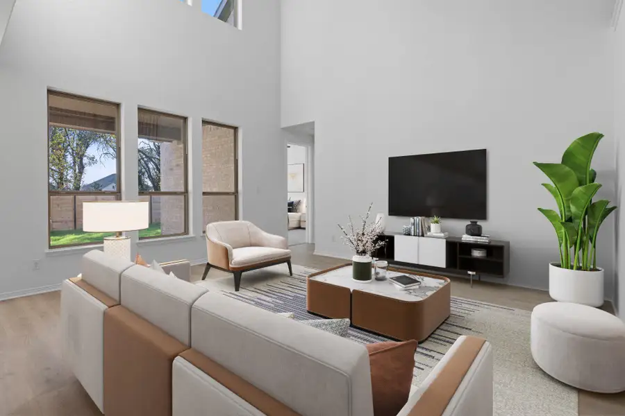 Open Concept Family Room - Virtually Staged Open Concept Family Room - Virtually Staged