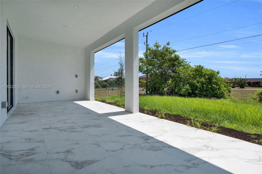 Exterior details and patio area of a home in , Cape Coral (Image 4). Exterior details and patio area of a home in , Cape Coral (Image 4).