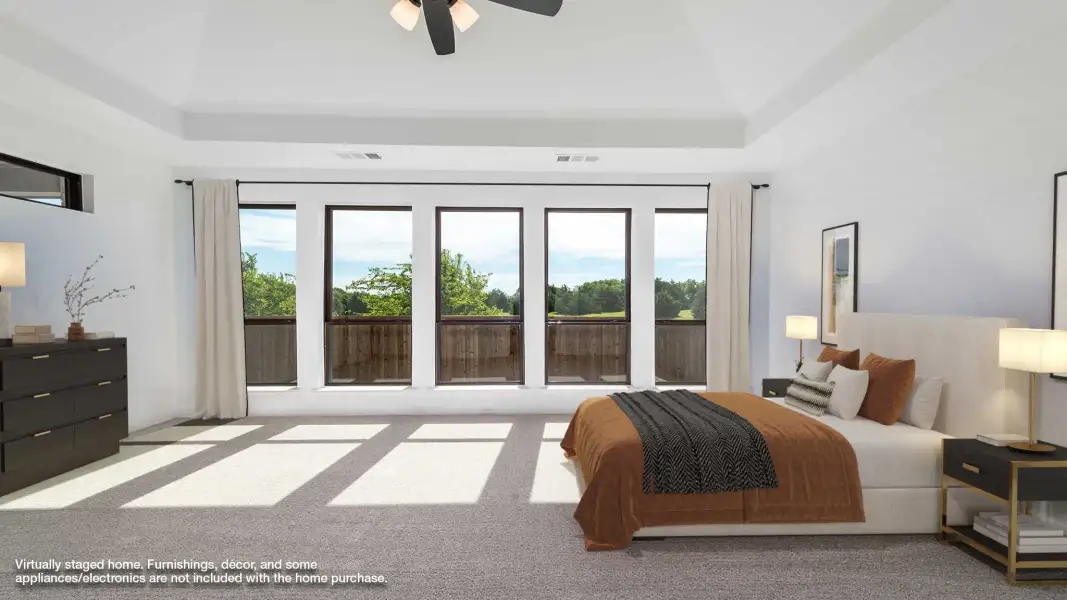 Furnished interior view inside a new home in Grange, Katy (Image 8).