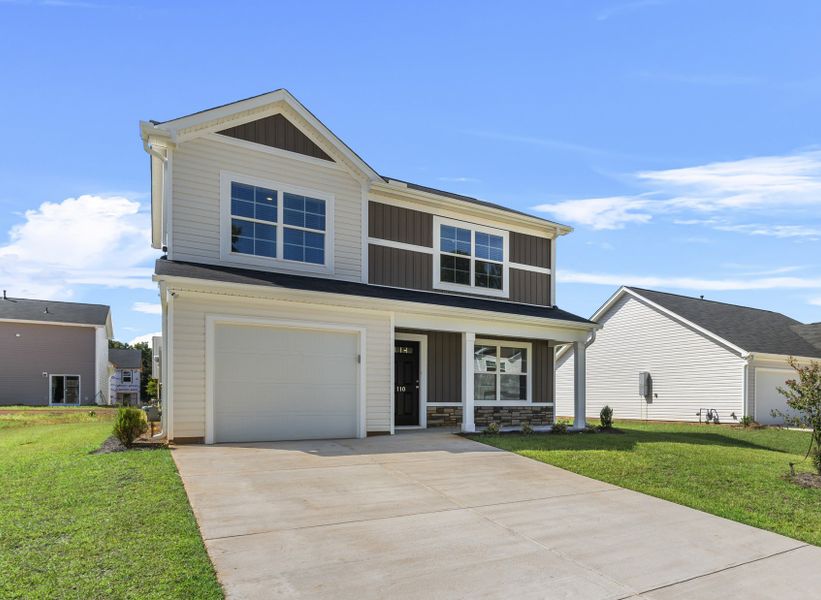 Representative exterior photo of a completed home built from the Poplar A by McGuinn Homes in Reserve at Mill Creek, Columbia, SC (Image 30).