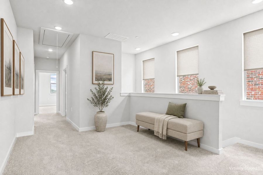 Furnished interior view inside a new home in Wildridge, Oak Point (Image 14).