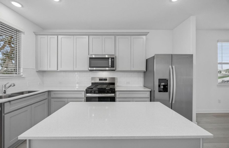 Furnished interior view inside a new home in La Cima, San Marcos (Image 7).