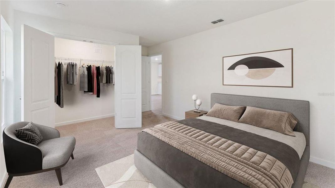 Furnished interior view inside a new home in , Ormond Beach (Image 6). Furnished interior view inside a new home in , Ormond Beach (Image 6).
