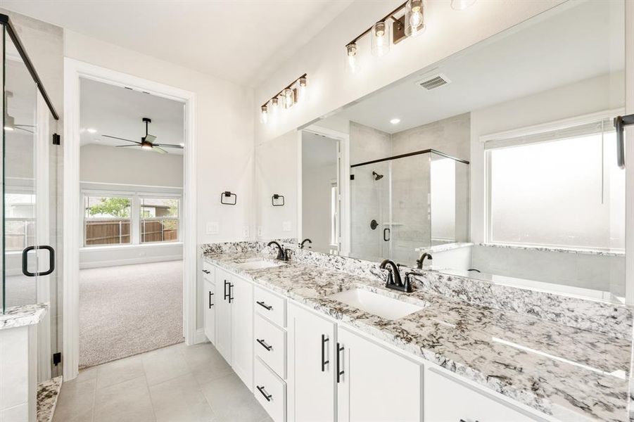 Furnished interior view inside a new home in Willow Wood, McKinney (Image 14). Furnished interior view inside a new home in Willow Wood, McKinney (Image 14).