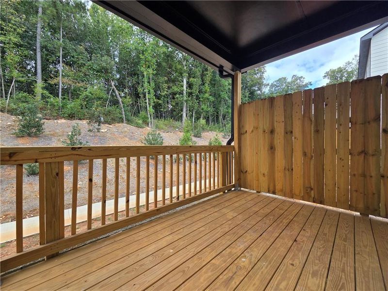 Exterior details and patio area of a home in , Tucker (Image 3).