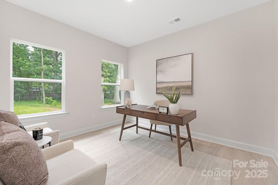 Furnished interior view inside a new home in , Charlotte (Image 11).