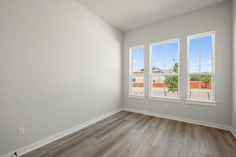 Spacious, unfurnished interior of a new home in Lariat, Liberty Hill (Image 16). Spacious, unfurnished interior of a new home in Lariat, Liberty Hill (Image 16).