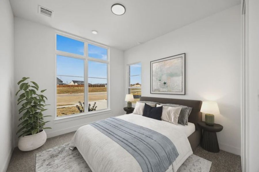 Furnished interior view inside a new home in Chatham Reserve, Providence Village (Image 9).