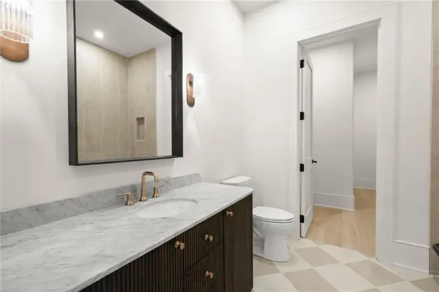 Furnished interior view inside a new home in , Alpharetta (Image 11).