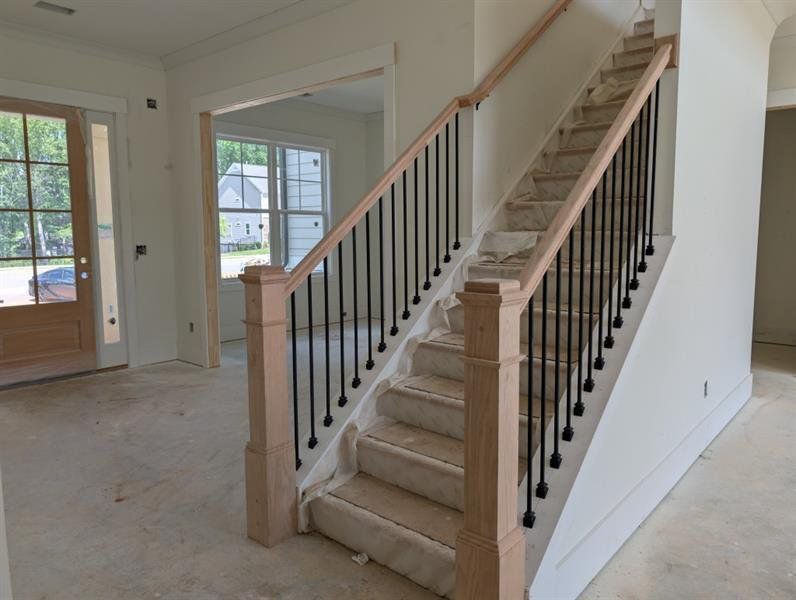 In-progress construction of a new home in Hillshire, Cumming, GA (Image 10).