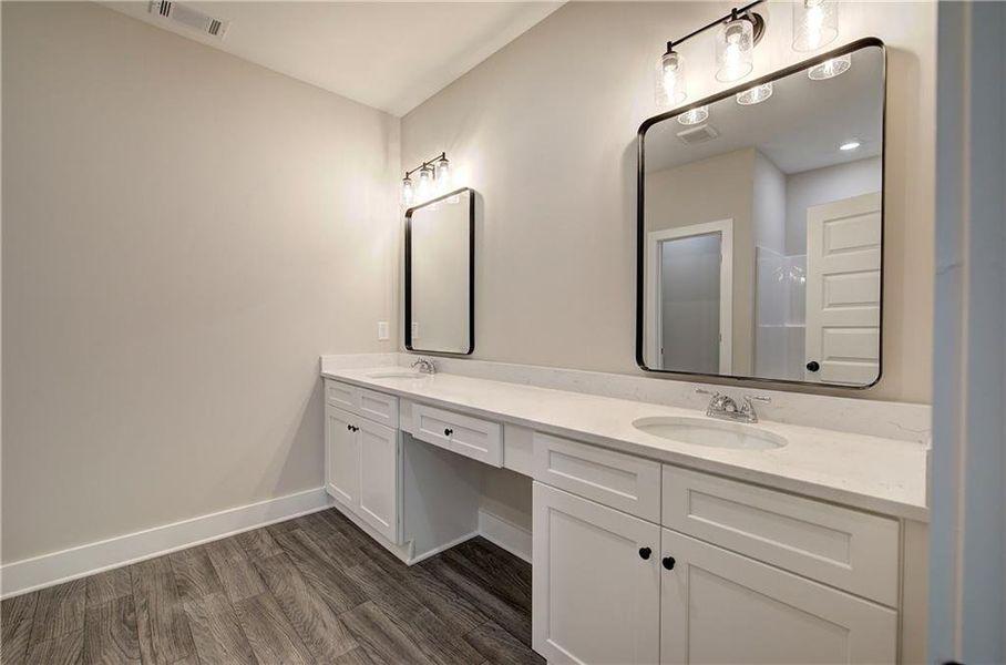 Furnished interior view inside a new home in , Cartersville (Image 8).