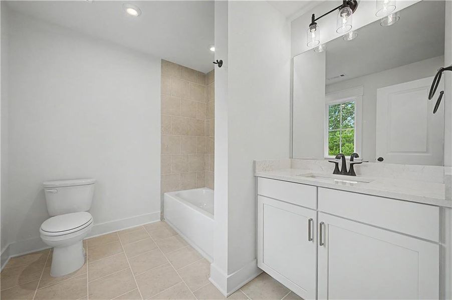 Furnished interior view inside a new home in , Kennesaw (Image 29).