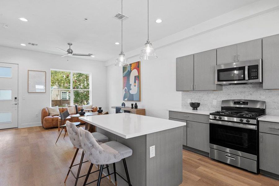 Furnished interior view inside a new home in , Austin (Image 7). Furnished interior view inside a new home in , Austin (Image 7).