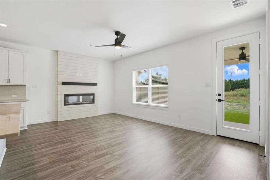 Spacious, unfurnished interior of a new home in , Heath (Image 16). Spacious, unfurnished interior of a new home in , Heath (Image 16).