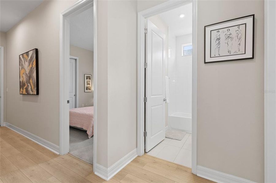 Furnished interior view inside a new home in The Reserve at Victoria, Deland (Image 14).