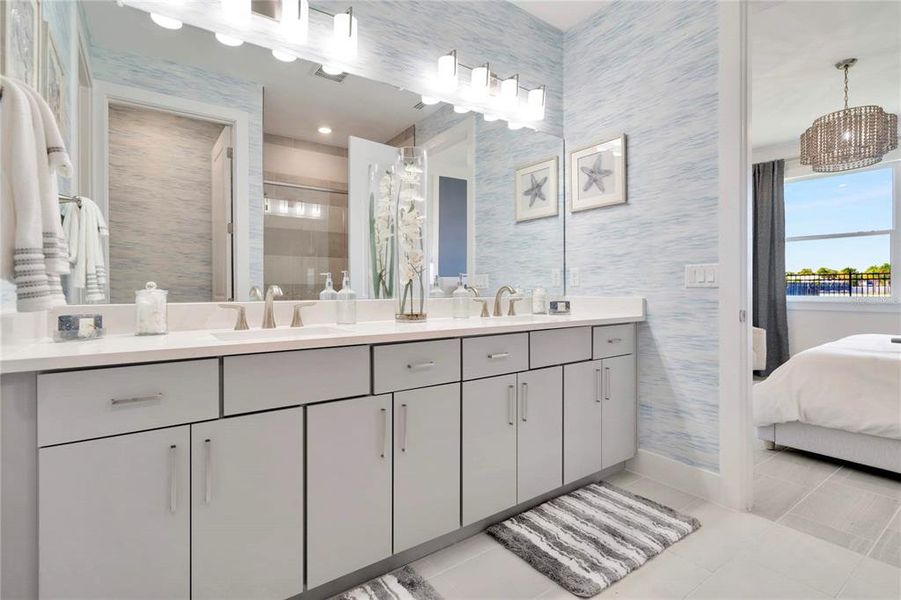 Furnished interior view inside a new home in , Wesley Chapel (Image 5).