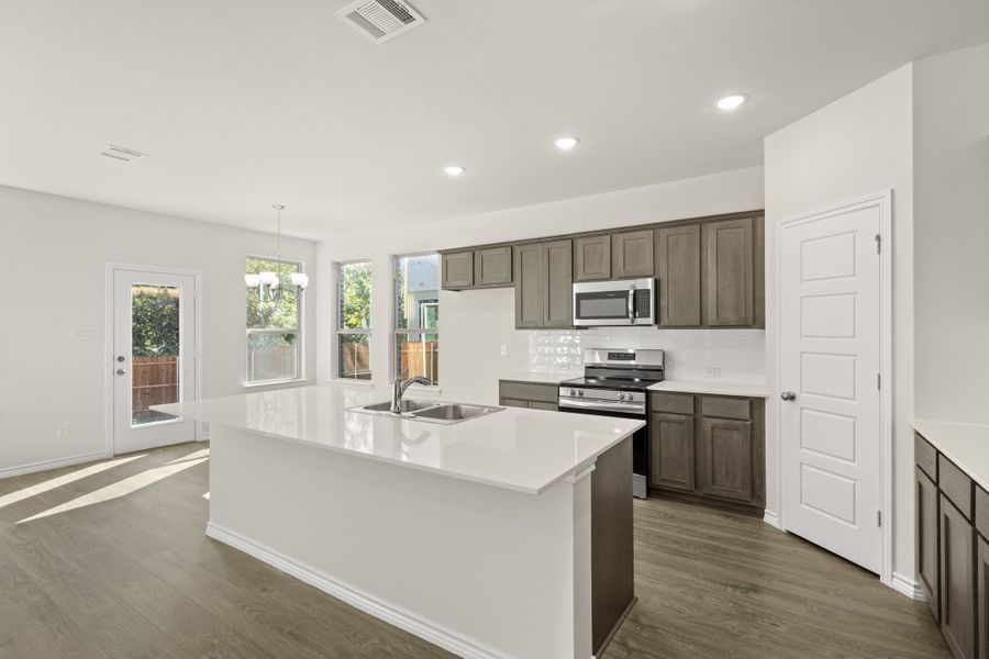 Furnished interior view inside a new home in Eagle Cove, Denton (Image 8).