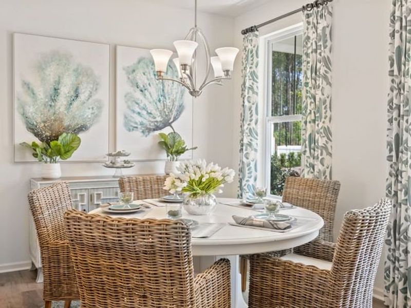 Representative furnished interior of a home built from the Devin P by True Homes in Homecoming, Ravenel (Image 8). Representative furnished interior of a home built from the Devin P by True Homes in Homecoming, Ravenel (Image 8).