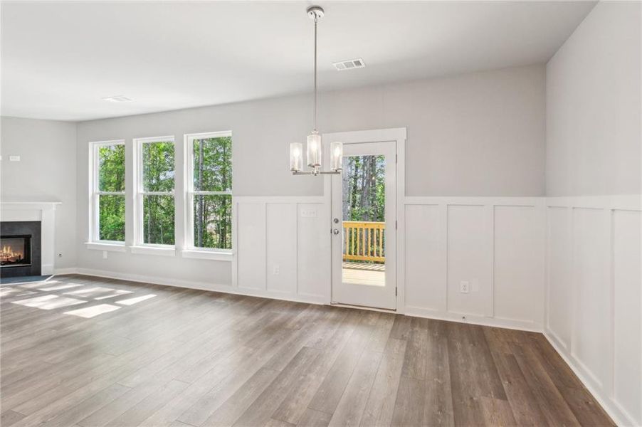 Spacious, unfurnished interior of a new home in Traditions of Braselton, Jefferson (Image 14).