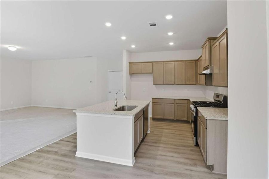 Furnished interior view inside a new home in Creekside Landing, Dallas (Image 5).