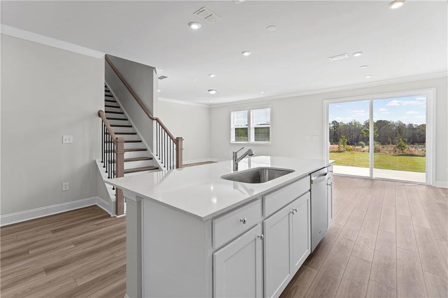 Furnished interior view inside a new home in Overland, Locust Grove (Image 5).