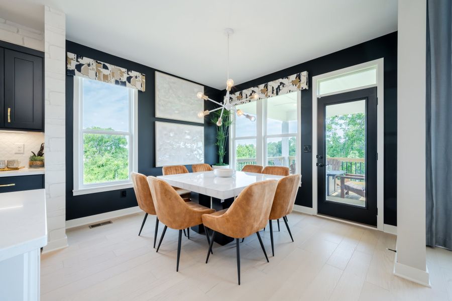 Representative furnished interior of a home built from the Clay by Fischer Homes in Veranda Manor, Canton (Image 15).