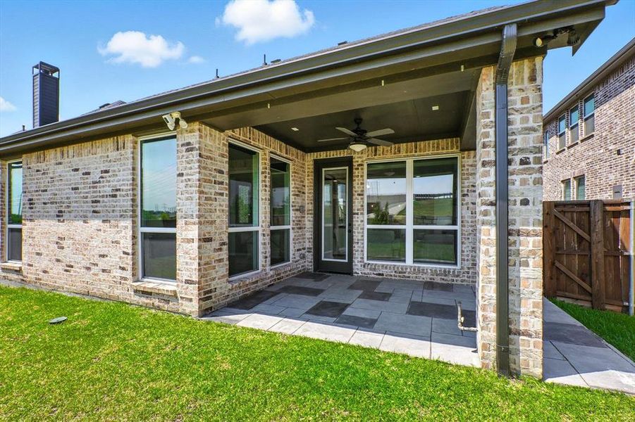 Front exterior of a new home in , Lewisville, TX, highlighting curb appeal (Image 26). Front exterior of a new home in , Lewisville, TX, highlighting curb appeal (Image 26).