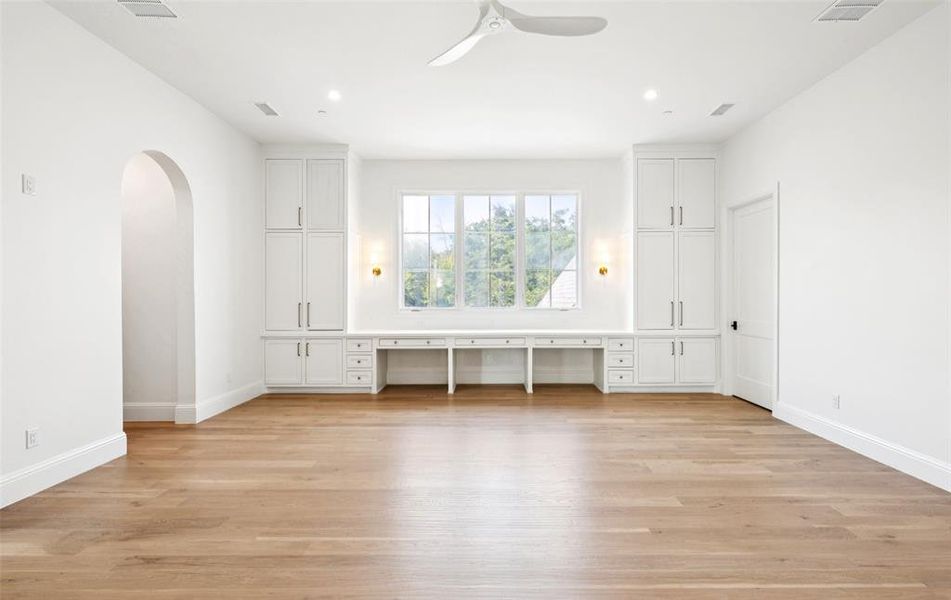 Central Children's Lounge with custom Bookcase & Storage