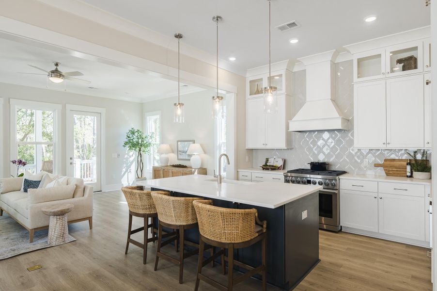 Furnished interior view inside a new home in Ferryboat Landing, Charleston (Image 11).