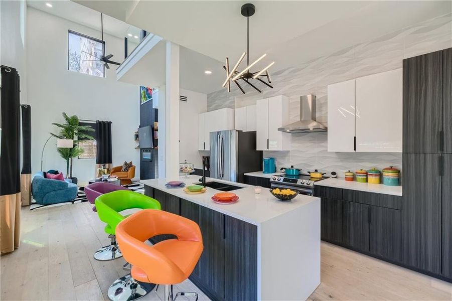 Furnished interior view inside a new home in , Atlanta (Image 5).