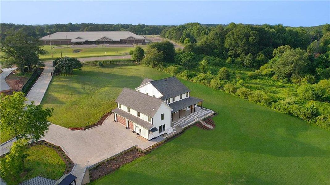 Front exterior of a new home in , Canton, GA, highlighting curb appeal (Image 29).