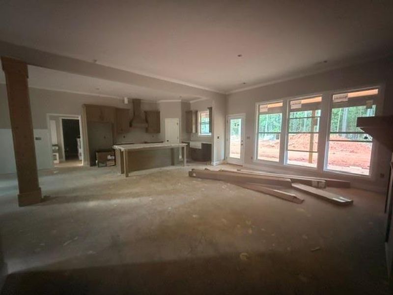 In-progress construction of a new home in , Temple, GA (Image 22).