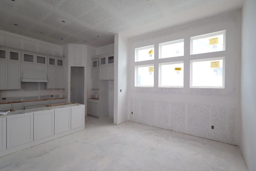 In-progress construction of a new home in Two Step Farm 42', Montgomery, TX (Image 4).