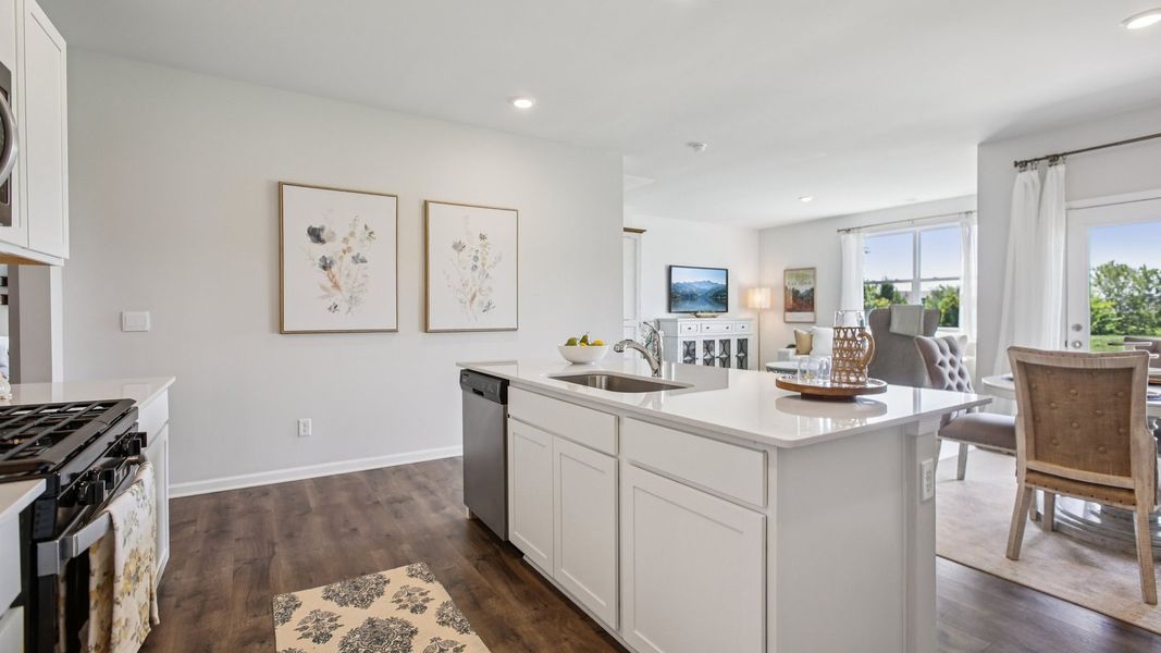Furnished interior view inside a new home in The Parks, White House (Image 18).
