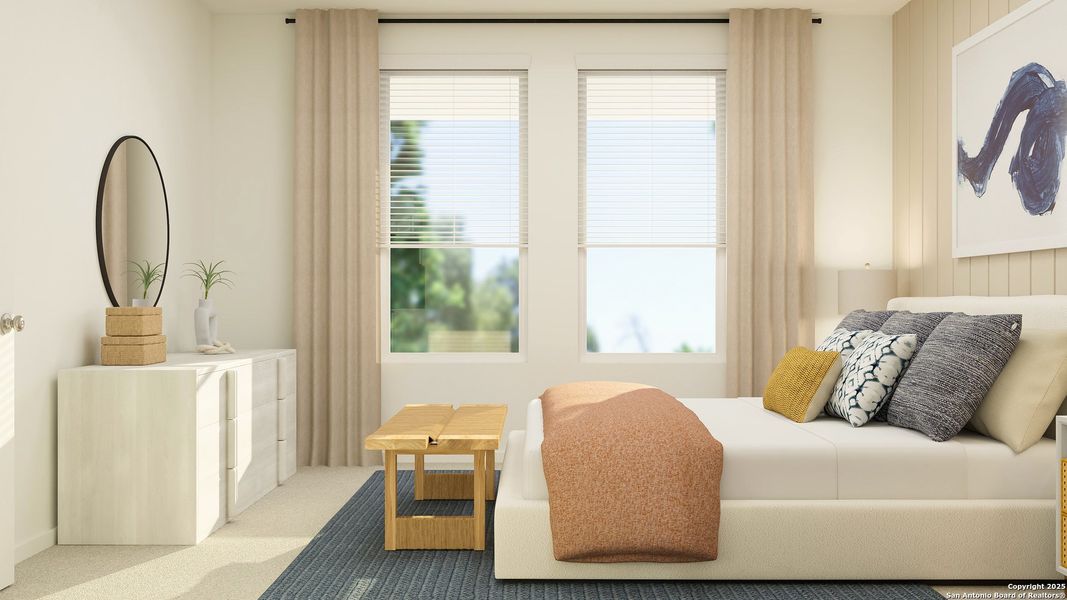 Furnished interior view inside a new home in Randolph Crossing, Converse (Image 9).