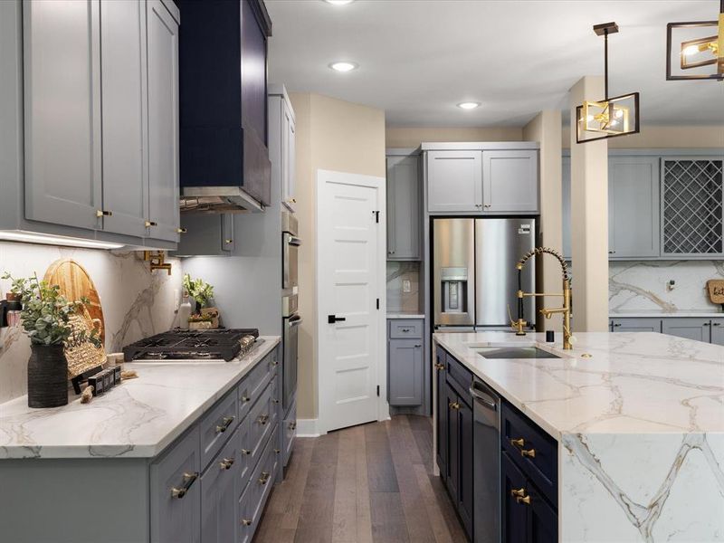 Furnished interior view inside a new home in , Arlington (Image 8).