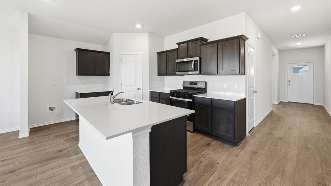 Representative furnished interior of a home built from the Icarus by D.R. Horton in Windrose, Pilot Point (Image 4). Representative furnished interior of a home built from the Icarus by D.R. Horton in Windrose, Pilot Point (Image 4).