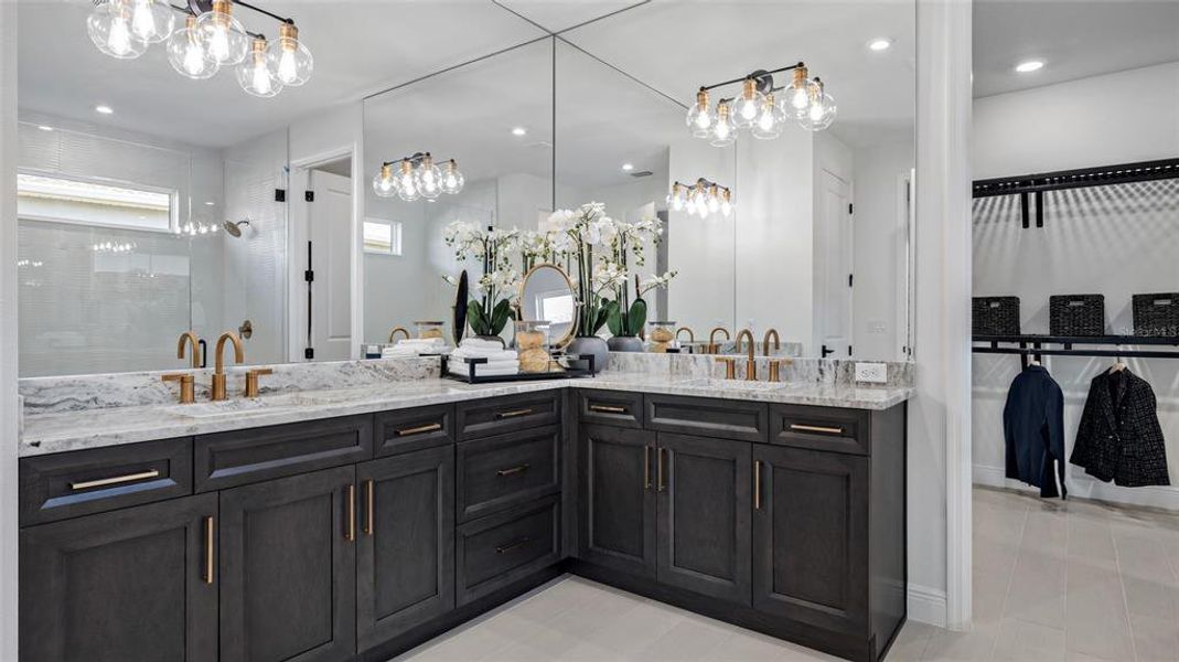 Furnished interior view inside a new home in Cresswind at Lake Harris, Tavares (Image 11).