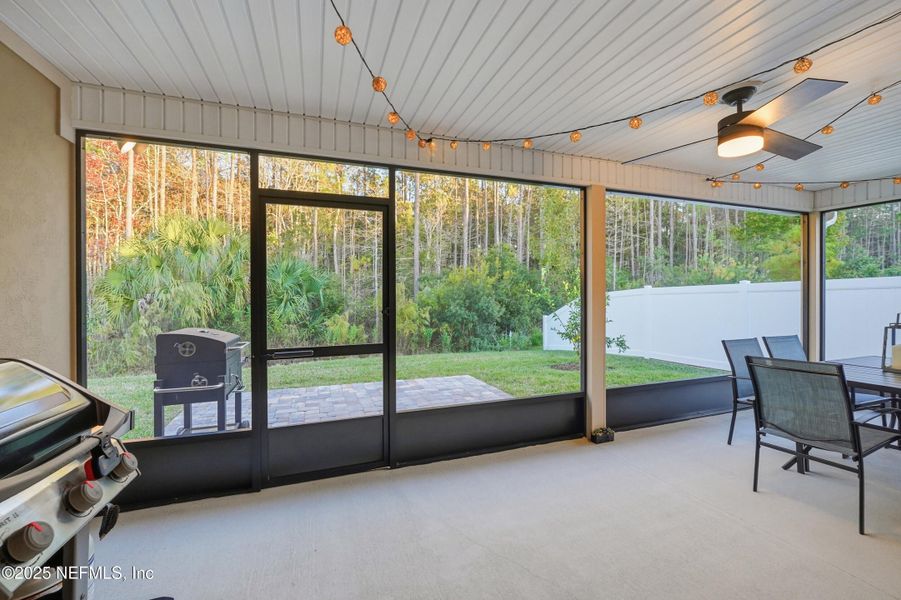Exterior details and patio area of a home in Parkland Preserve, St. Augustine (Image 26).