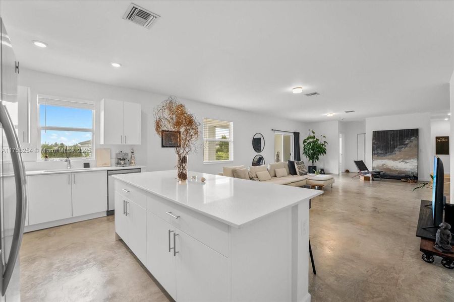 Furnished interior view inside a new home in , Miami (Image 22).