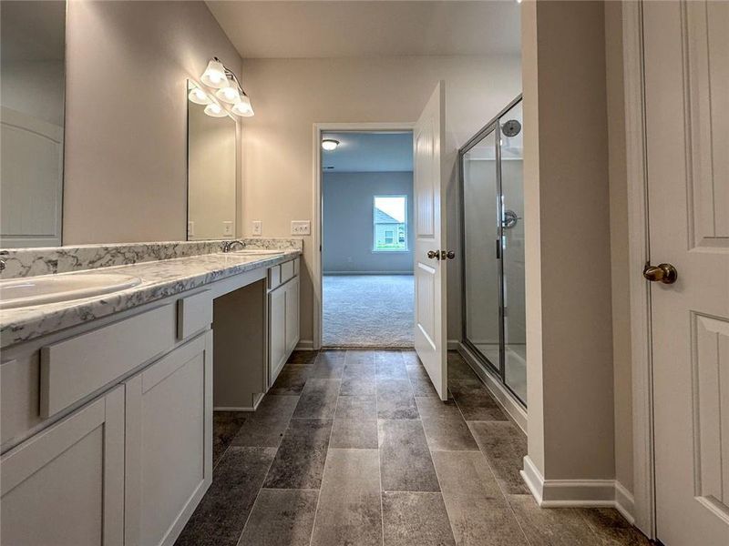 Furnished interior view inside a new home in Glen at Cave Springs, Douglasville (Image 7).