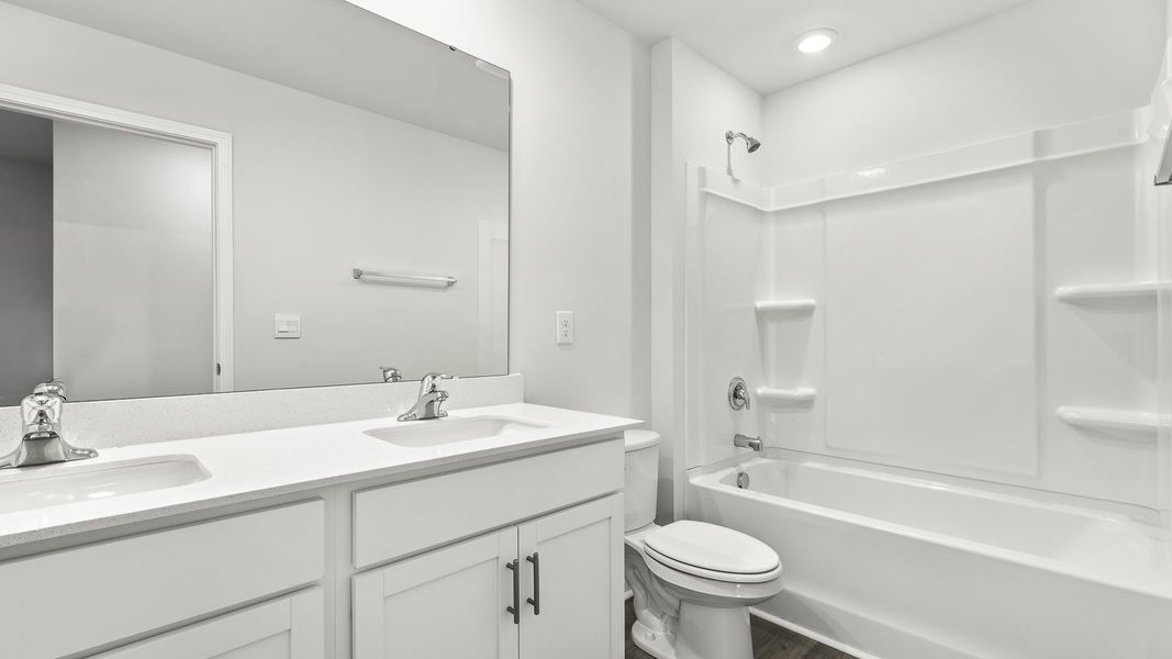 Furnished interior view inside a new home in Chandler Pointe, Rural Hall (Image 9).