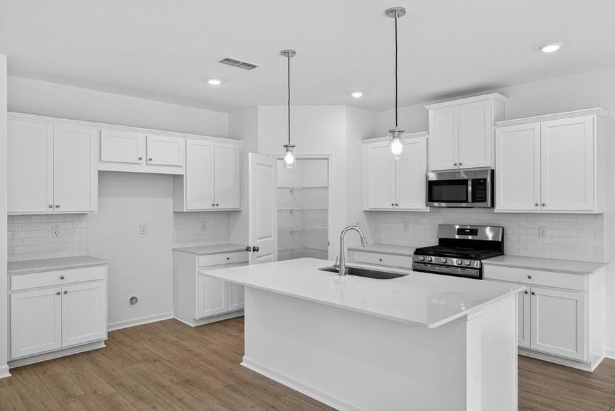 Furnished interior view inside a new home in Heritage River, Euharlee (Image 7).