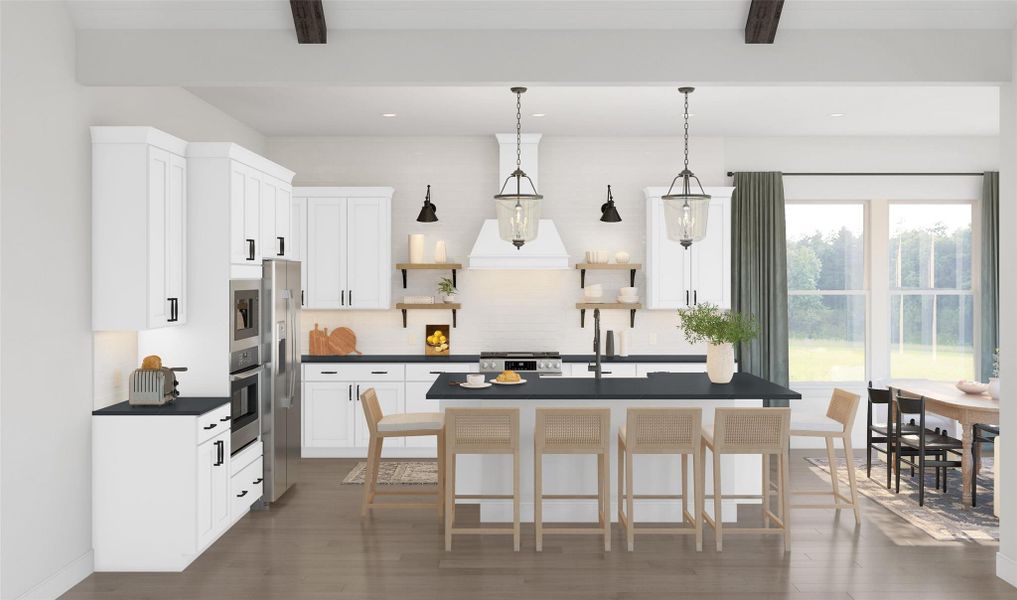 Gourmet island kitchen (*Artist rendering used for illustration purposes only.) Gourmet island kitchen (*Artist rendering used for illustration purposes only.)